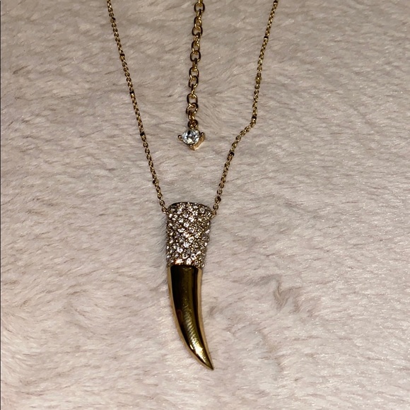 Crystal Tooth Necklace Macys - Picture 2 of 4